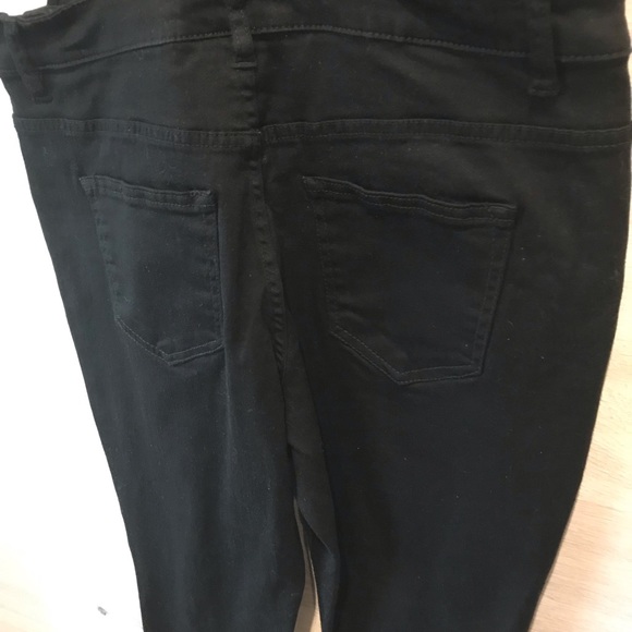 Bootlegger Overall Black Distressed Stretchy - Picture 6 of 8
